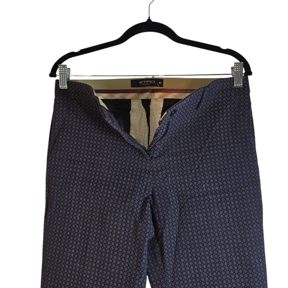 Etro Made in Italy Geometric Jacquard Pants – IT 42 (US ~6) - Picture 2 of 8